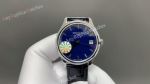 PDF Factory Patek Philippe Calatrava 39*9.5mm Cal.330 Movement Blue/Camel Face Watch